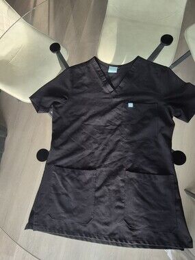Garde-Malade Black Scrub Set